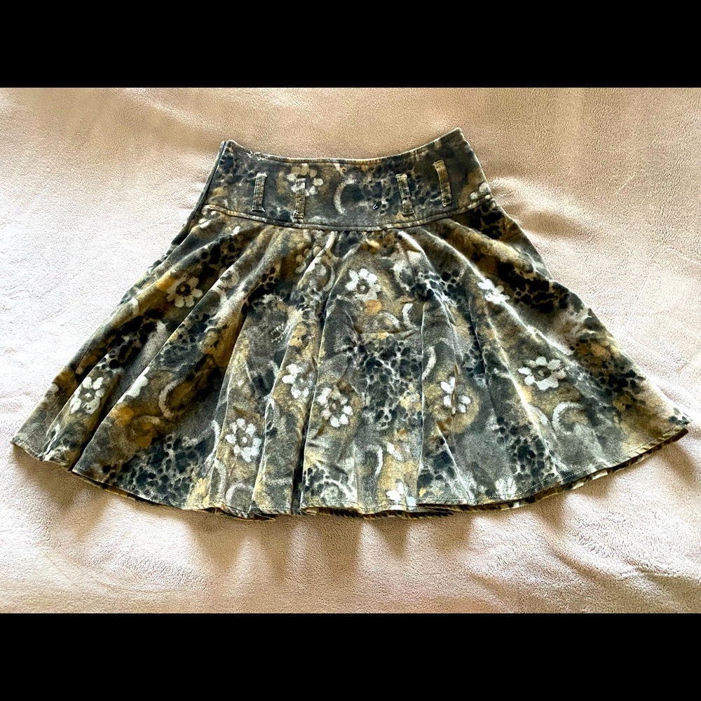 Moschino Jeans corduroy A line skirt, size S